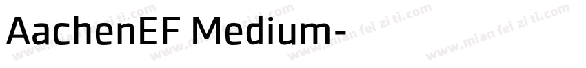 AachenEF Medium字体转换
